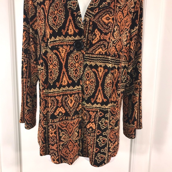 Beautiful Slinky Blazer Jacket, size L - Picture 7 of 12